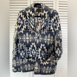 Aztec-knit Lucky Brand cardigan